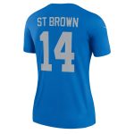 womens nike amon-ra st. brown blue detroit lions alternate legend player performance top | Lions Shop | Detroit Lions NFL Jerseys & Caps Collection
