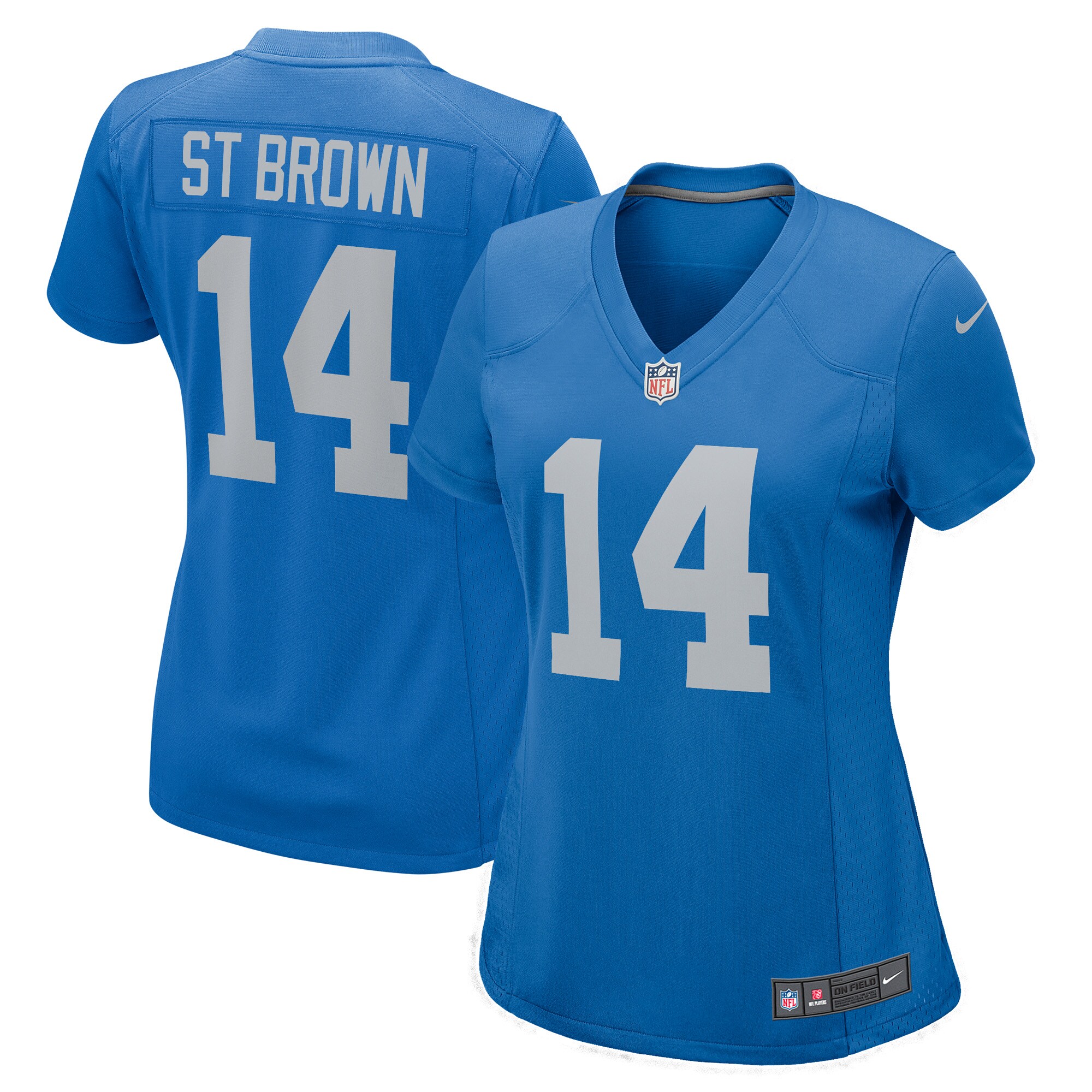 womens nike amon-ra st. brown blue detroit lions player game jersey | Lions Shop | Detroit Lions NFL Jerseys & Caps Collection