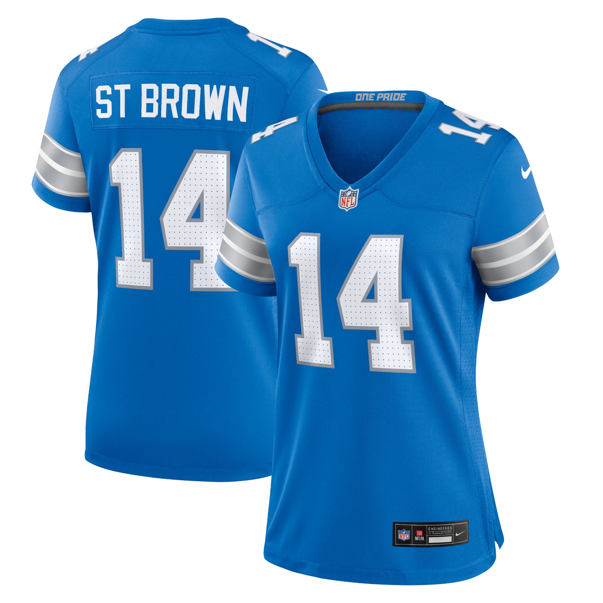 womens nike amon-ra st. brown blue detroit lions team game jersey | Lions Shop | Detroit Lions NFL Jerseys & Caps Collection
