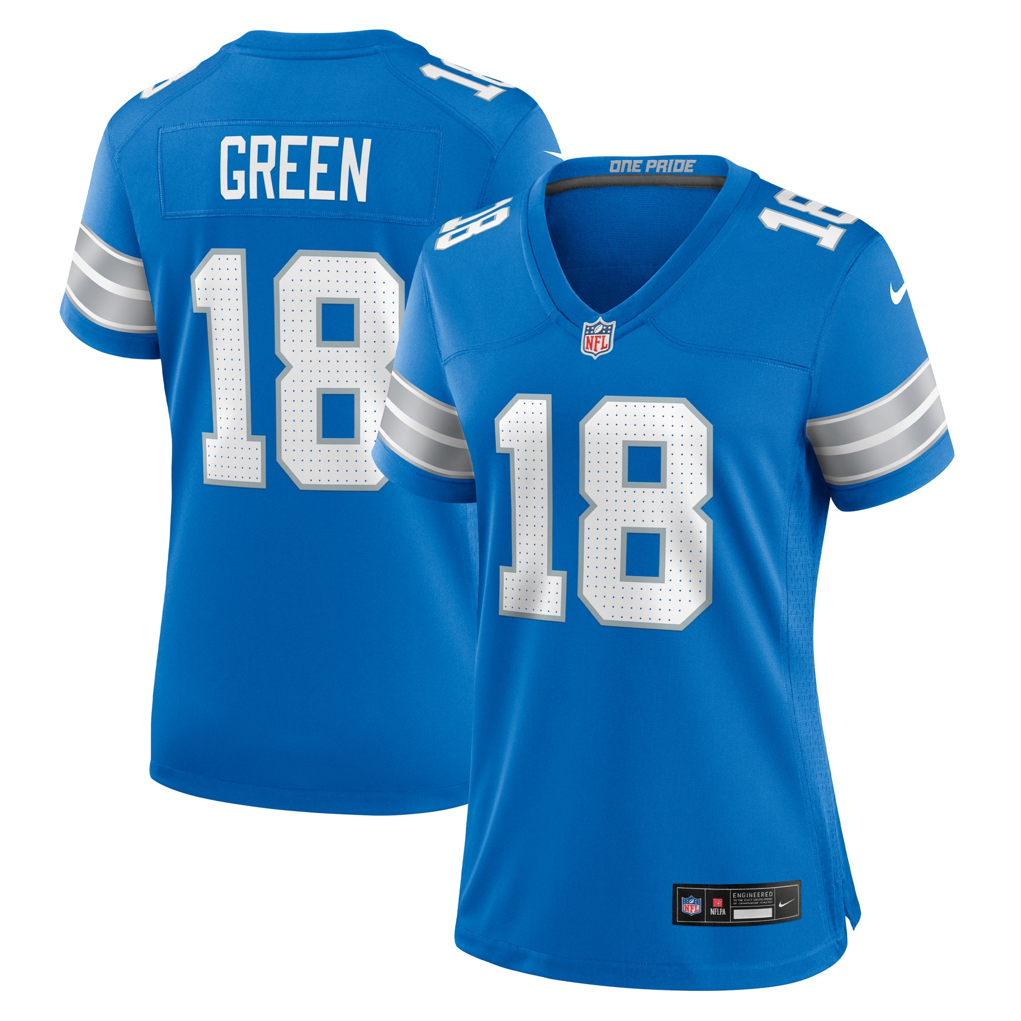 womens nike antoine green blue detroit lions team game jersey | Lions Shop | Detroit Lions NFL Jerseys & Caps Collection