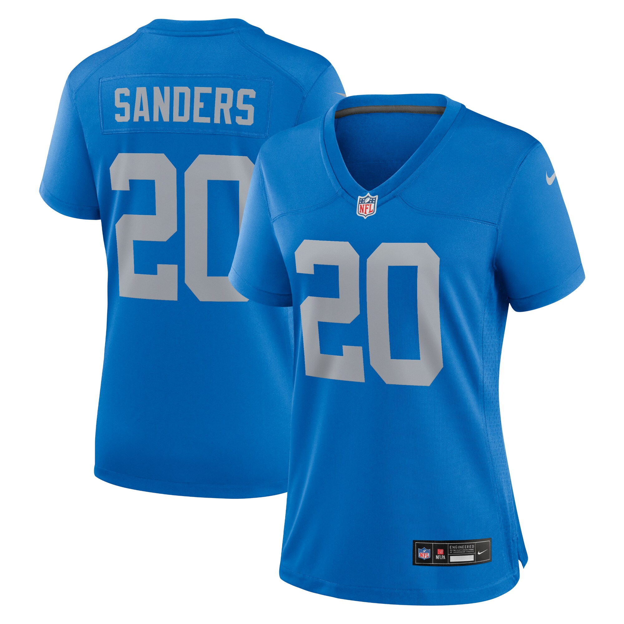 womens nike barry sanders blue detroit lions alternate game jersey | Lions Shop | Detroit Lions NFL Jerseys & Caps Collection