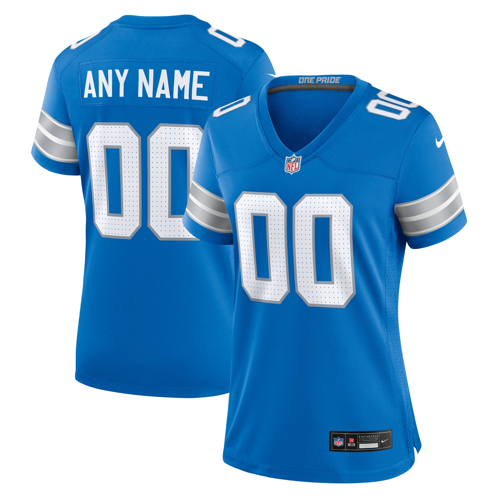 womens nike blue detroit lions custom game jersey | Lions Shop | Detroit Lions NFL Jerseys & Caps Collection