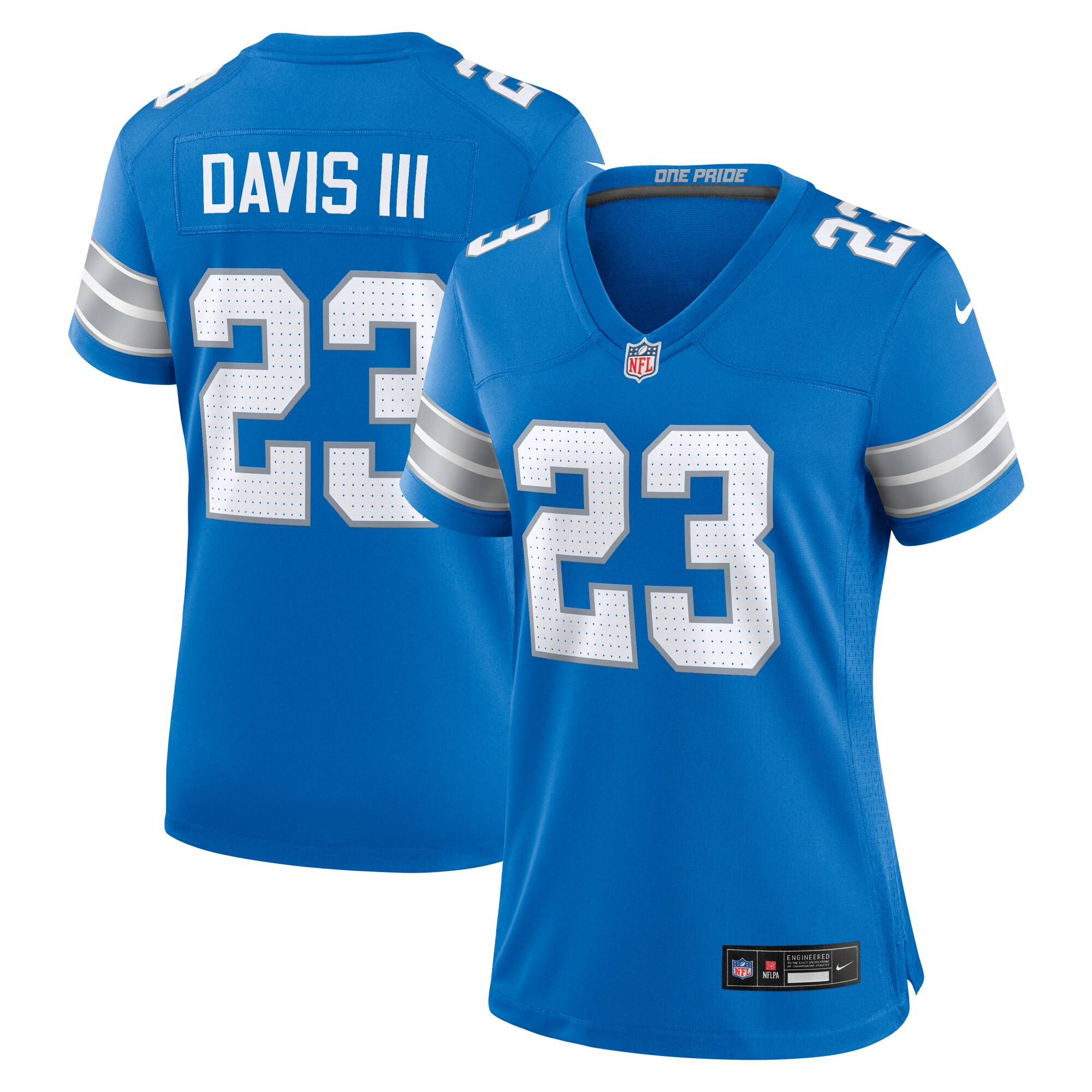 womens nike carlton davis iii blue detroit lions game jersey | Lions Shop | Detroit Lions NFL Jerseys & Caps Collection