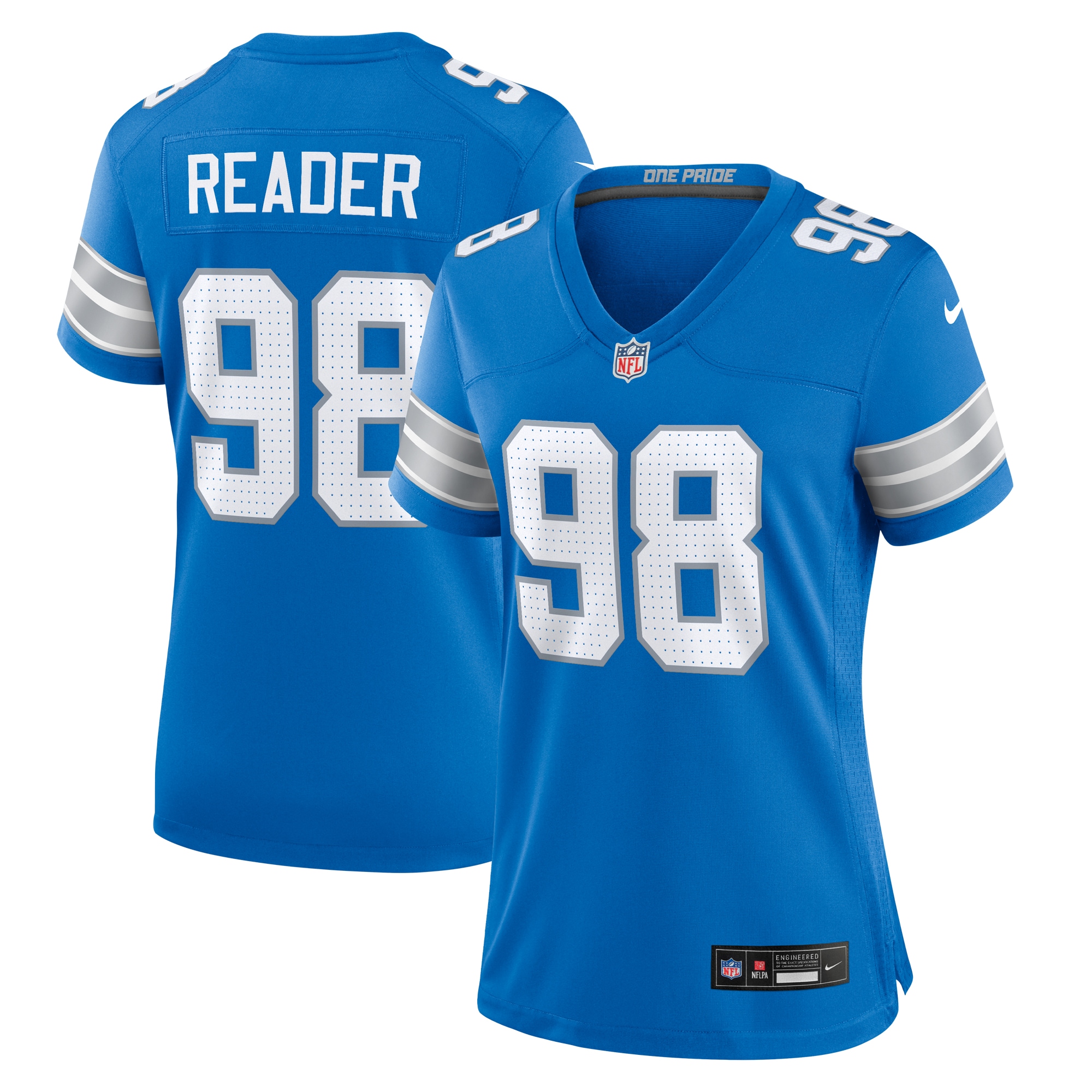 womens nike d.j. reader blue detroit lions team game jersey | Lions Shop | Detroit Lions NFL Jerseys & Caps Collection