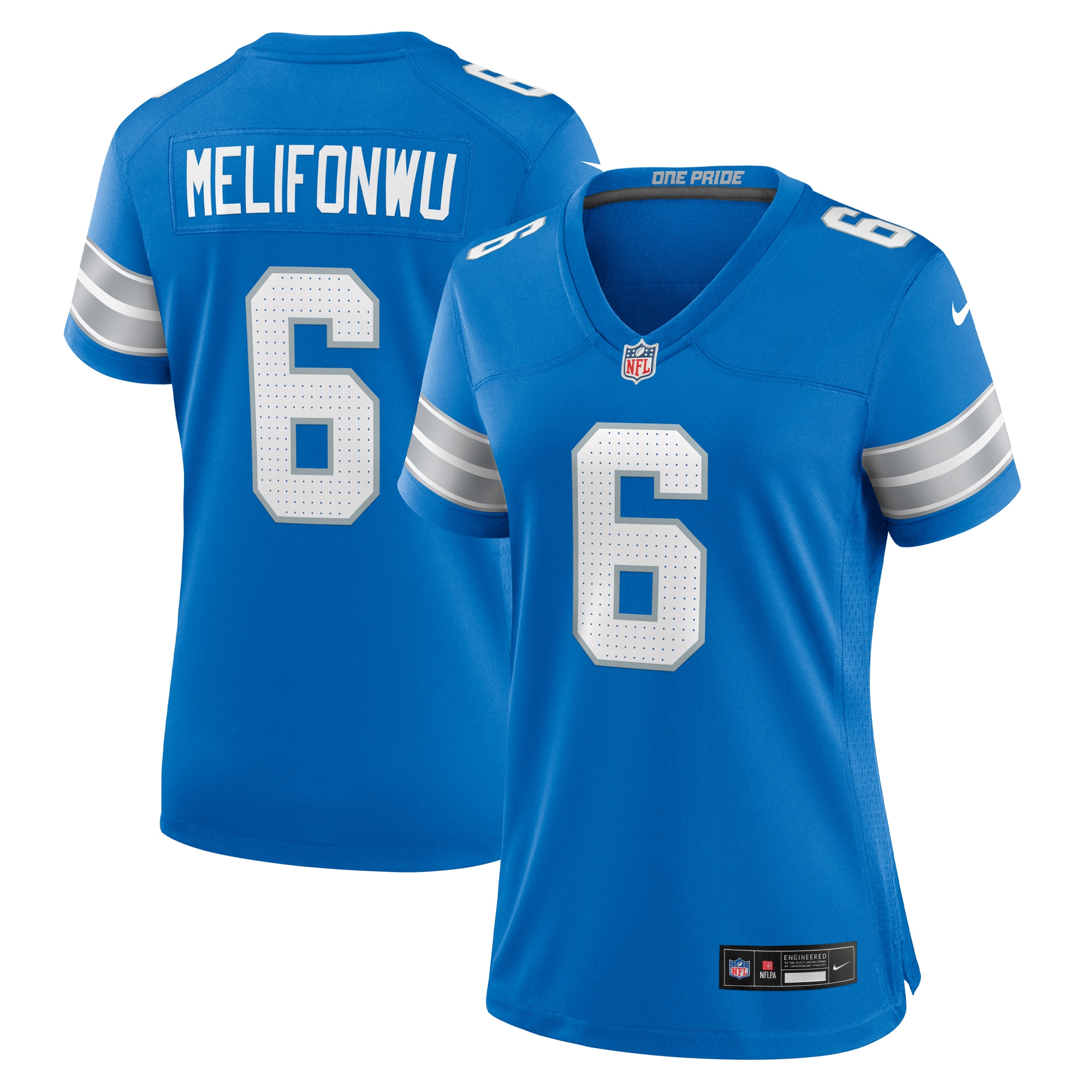 womens nike ifeatu melifonwu blue detroit lions team game jersey | Lions Shop | Detroit Lions NFL Jerseys & Caps Collection