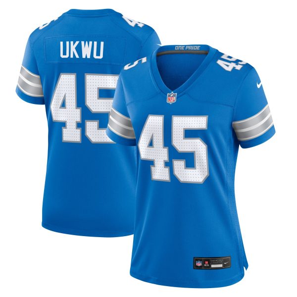 womens nike isaac ukwu blue detroit lions game jersey | Lions Shop | Detroit Lions NFL Jerseys & Caps Collection