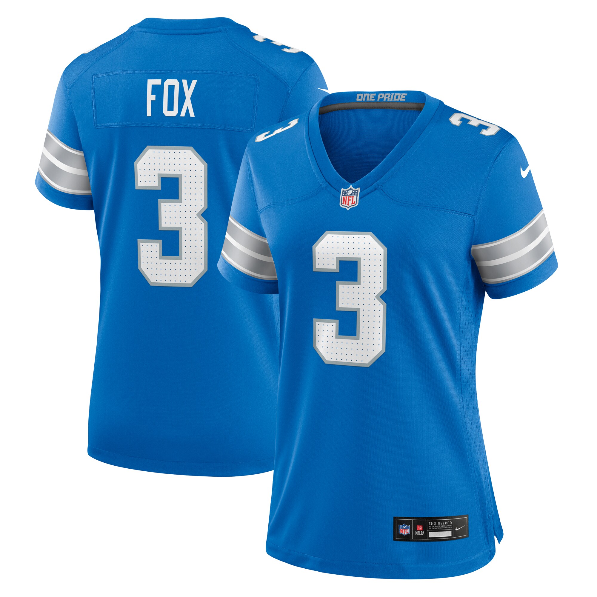 womens nike jack fox blue detroit lions team game jersey | Lions Shop | Detroit Lions NFL Jerseys & Caps Collection