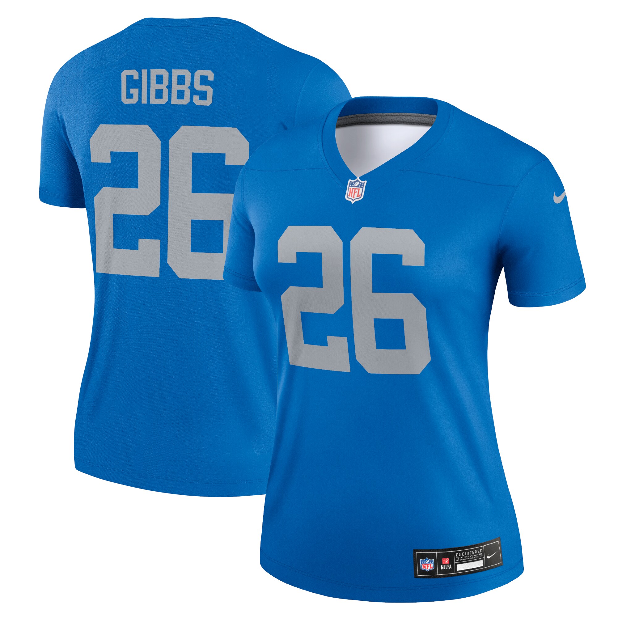 womens nike jahmyr gibbs blue detroit lions alternate legend player performance top | Lions Shop | Detroit Lions NFL Jerseys & Caps Collection