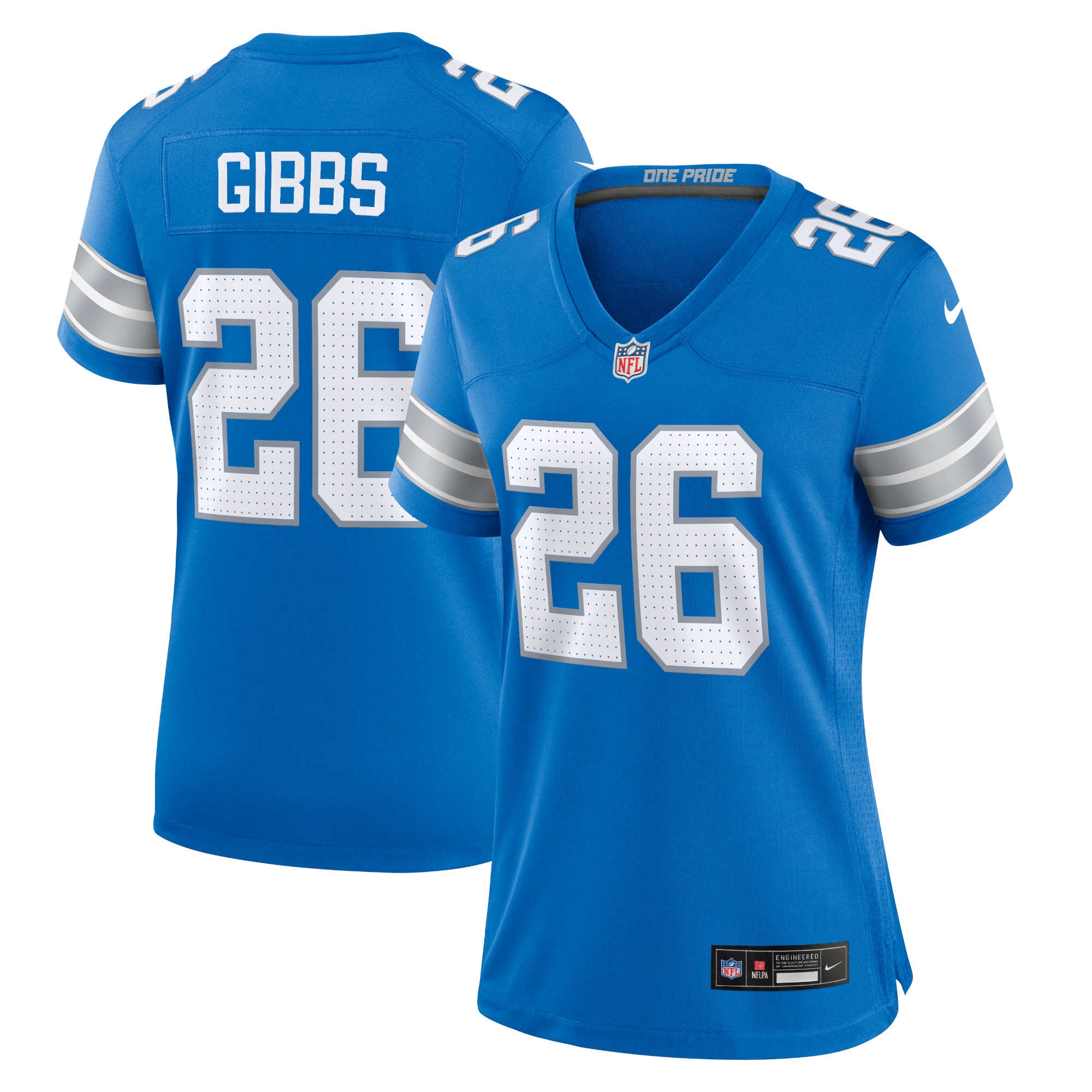womens nike jahmyr gibbs blue detroit lions game jersey | Lions Shop | Detroit Lions NFL Jerseys & Caps Collection