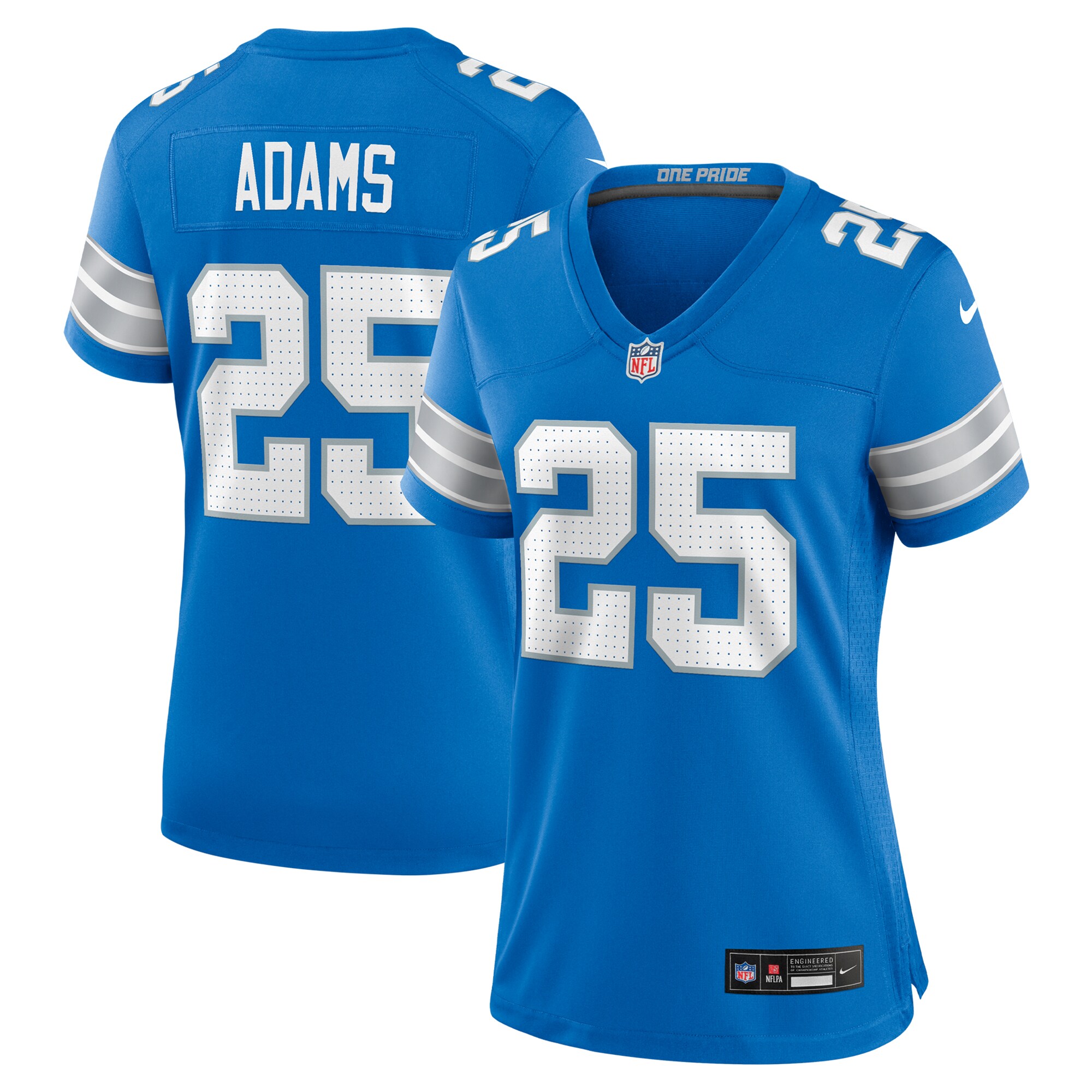womens nike jamal adams blue detroit lions team game jersey | Lions Shop | Detroit Lions NFL Jerseys & Caps Collection