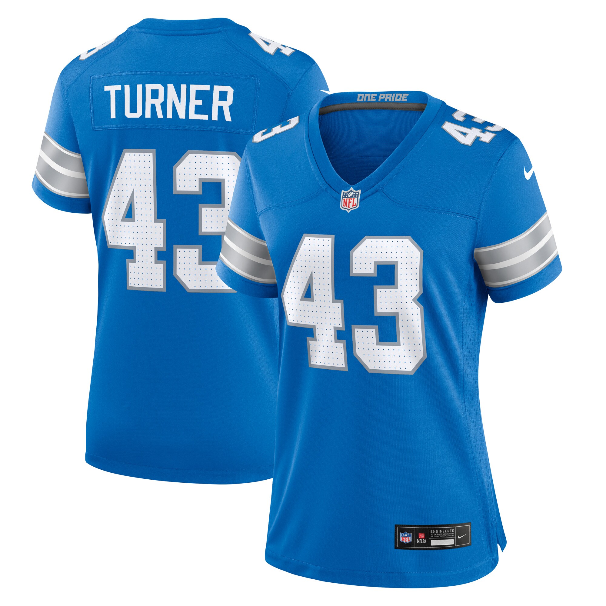 womens nike james turner blue detroit lions game jersey | Lions Shop | Detroit Lions NFL Jerseys & Caps Collection