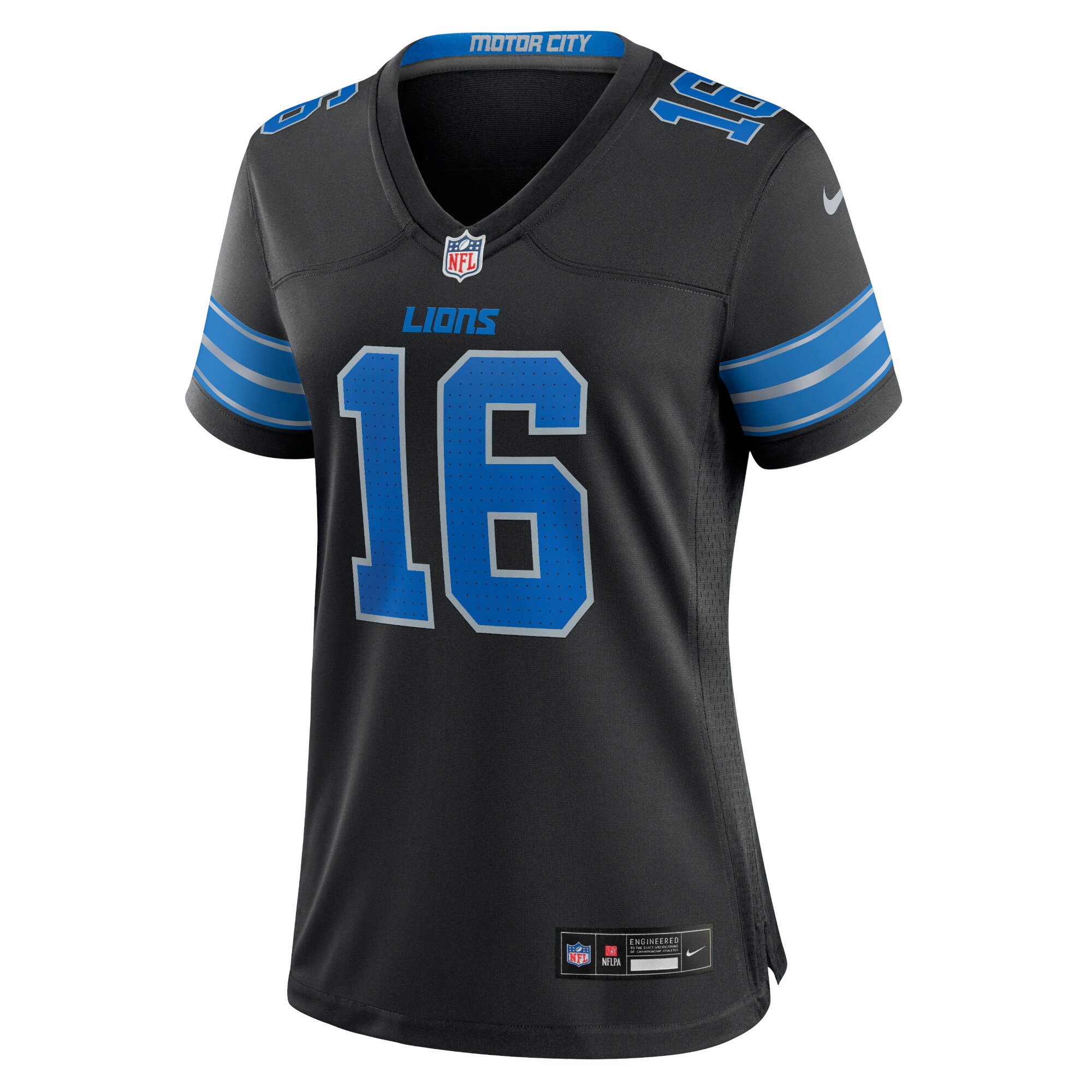 womens nike jared goff black detroit lions 2nd alternate game jersey | Lions Shop | Detroit Lions NFL Jerseys & Caps Collection