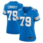 womens nike john cominsky blue detroit lions team game jersey | Lions Shop | Detroit Lions NFL Jerseys & Caps Collection