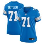 womens nike kevin zeitler blue detroit lions game jersey | Lions Shop | Detroit Lions NFL Jerseys & Caps Collection