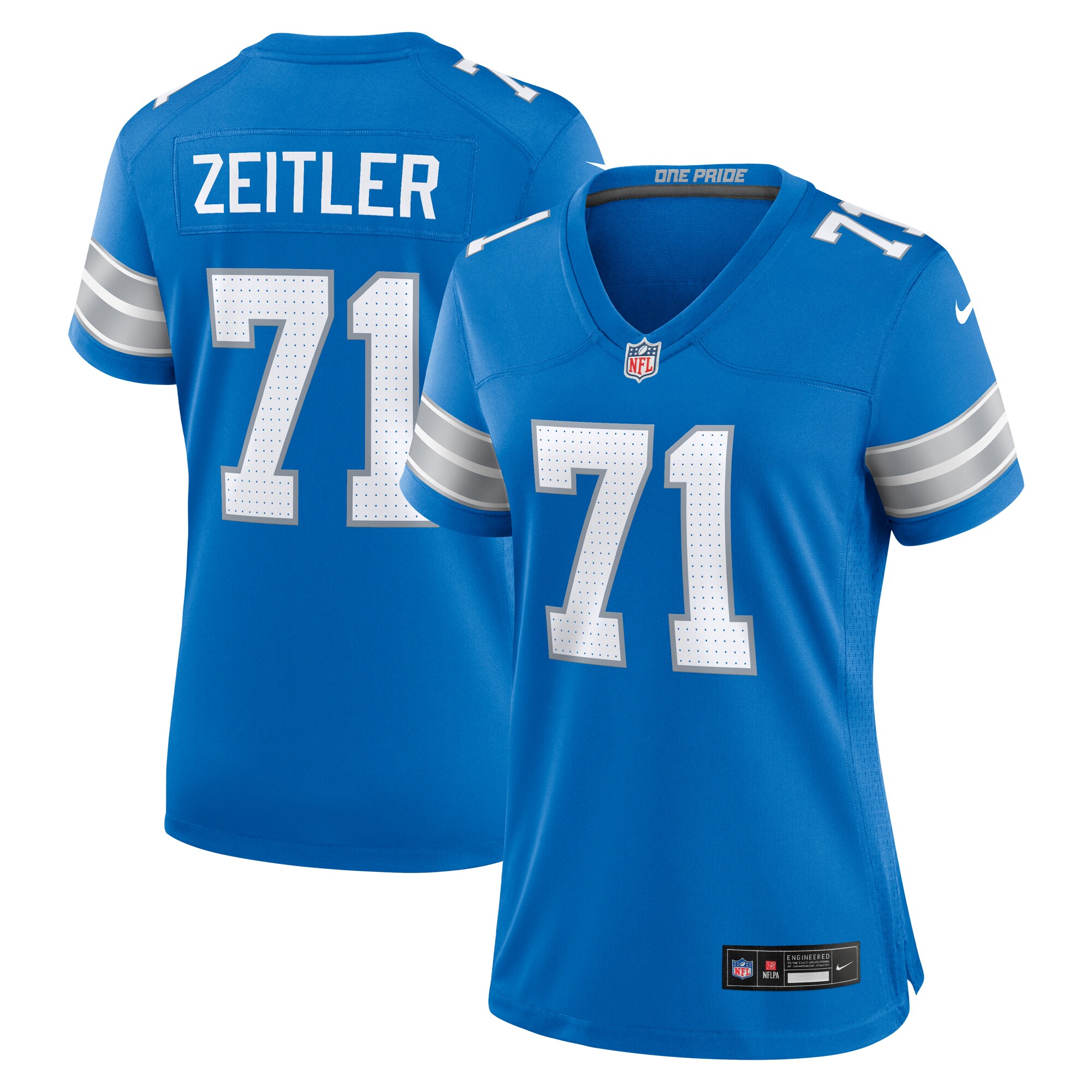 womens nike kevin zeitler blue detroit lions game jersey | Lions Shop | Detroit Lions NFL Jerseys & Caps Collection