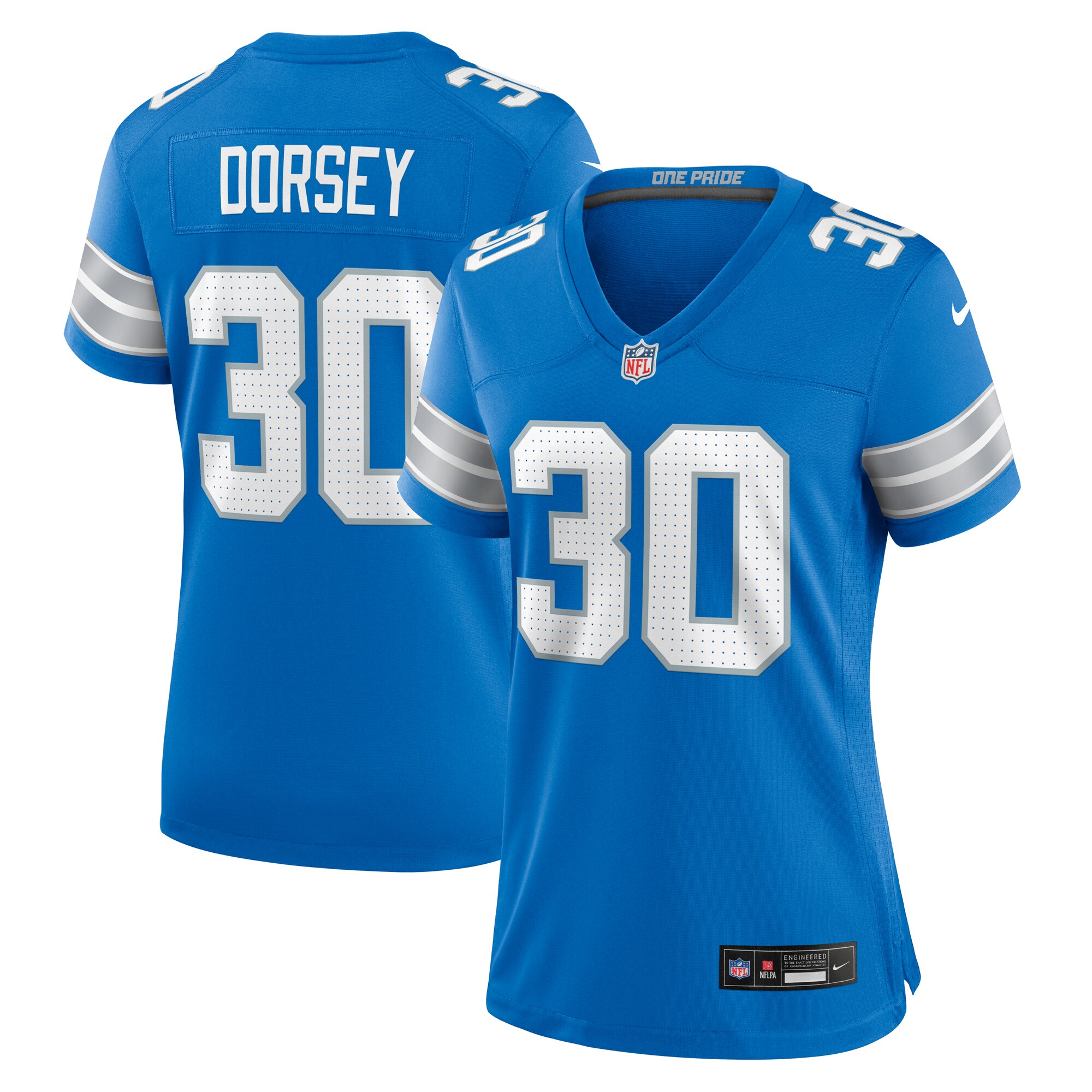 womens nike khalil dorsey blue detroit lions team game jersey | Lions Shop | Detroit Lions NFL Jerseys & Caps Collection