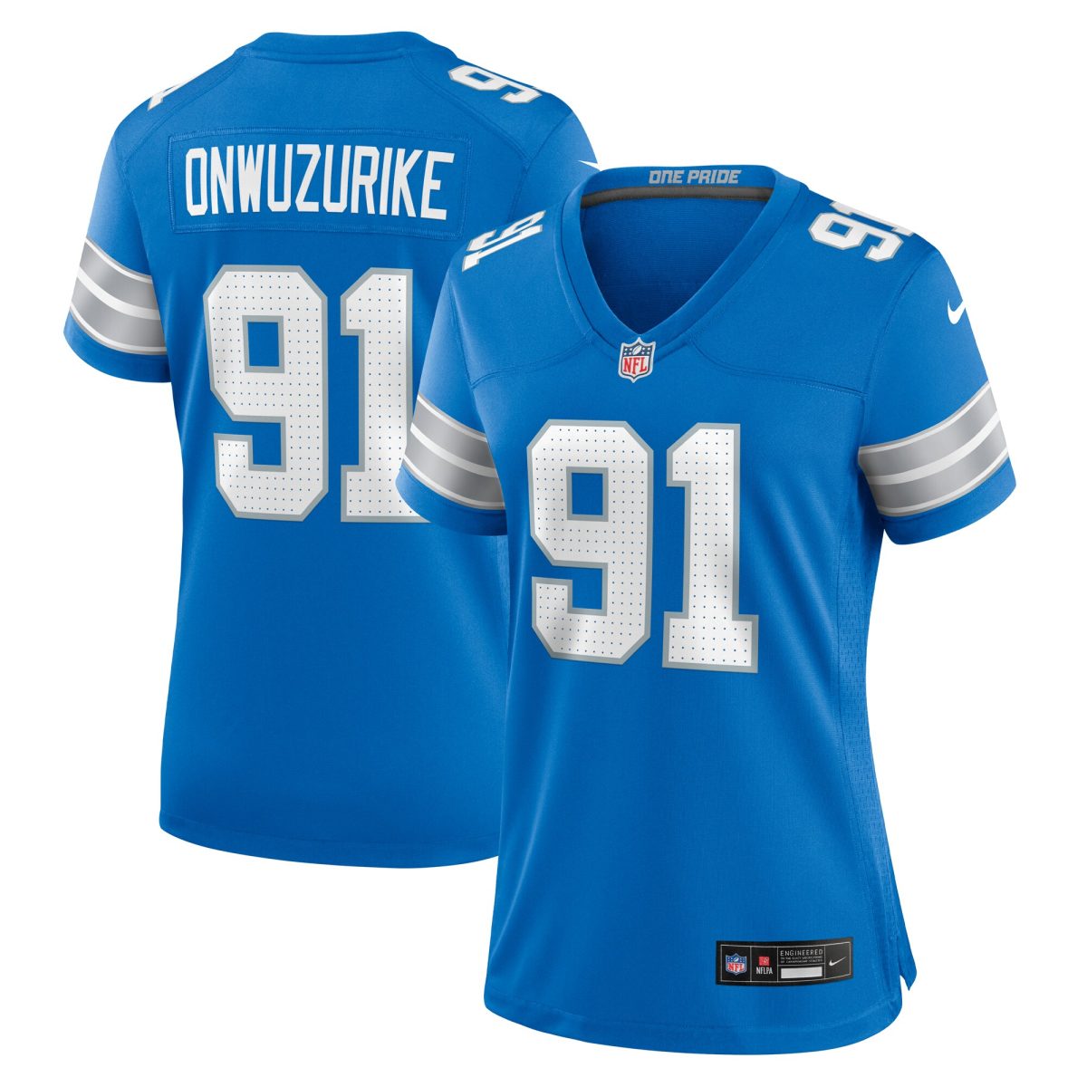 womens nike levi onwuzurike blue detroit lions team game jersey | Lions Shop | Detroit Lions NFL Jerseys & Caps Collection
