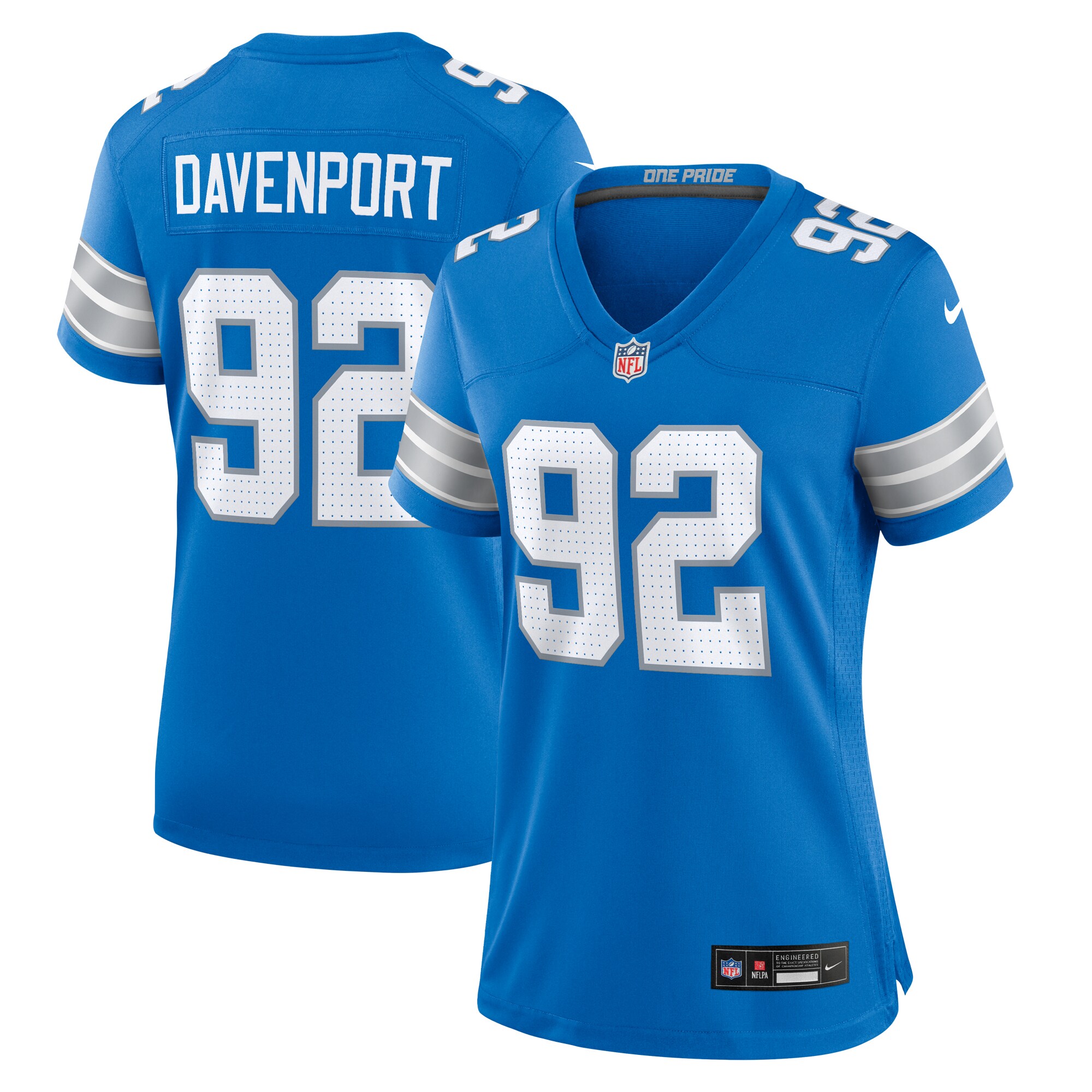 womens nike marcus davenport blue detroit lions team game jersey | Lions Shop | Detroit Lions NFL Jerseys & Caps Collection