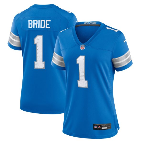womens nike number 1 bride blue detroit lions game jersey | Lions Shop | Detroit Lions NFL Jerseys & Caps Collection