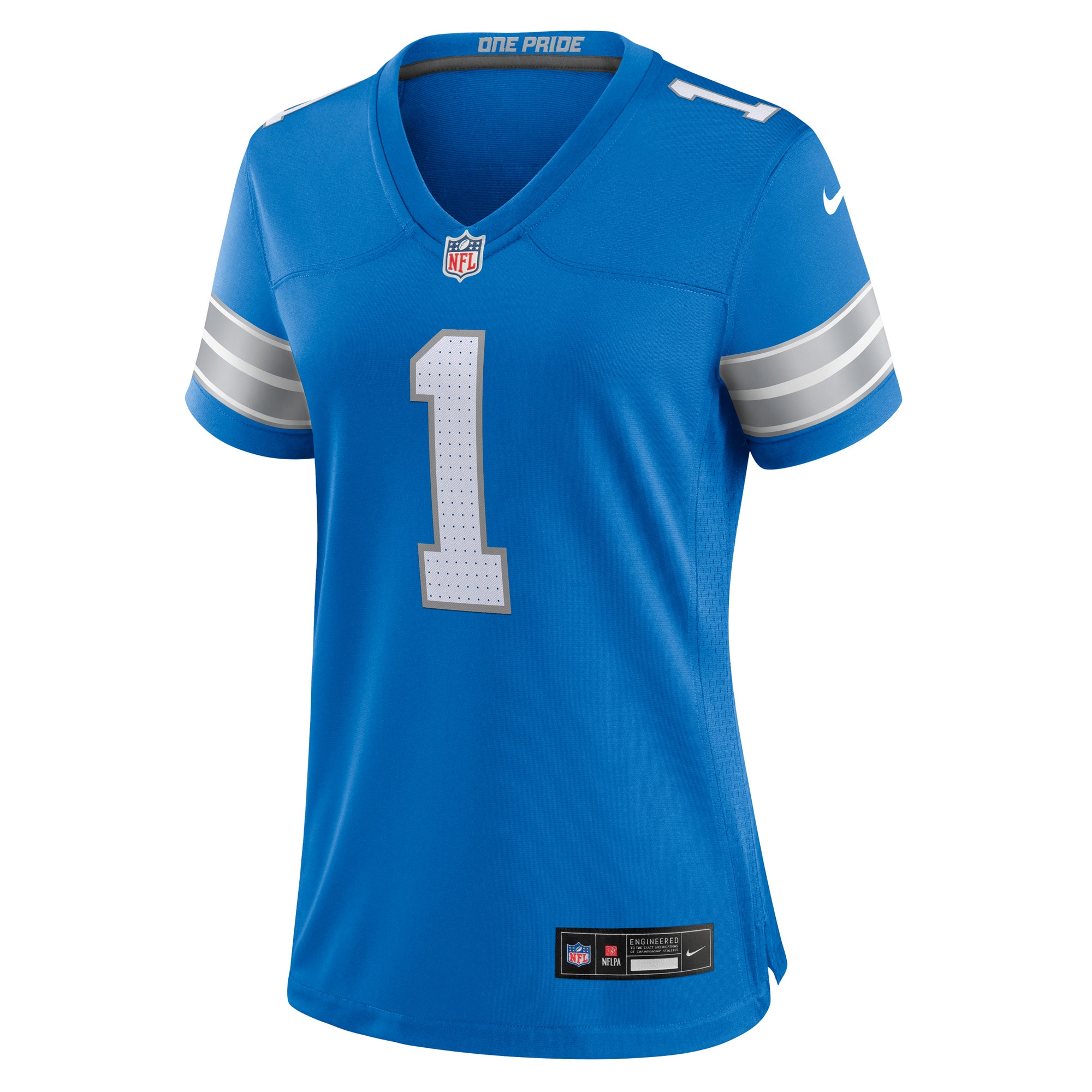 womens nike number 1 bride blue detroit lions game jersey | Lions Shop | Detroit Lions NFL Jerseys & Caps Collection