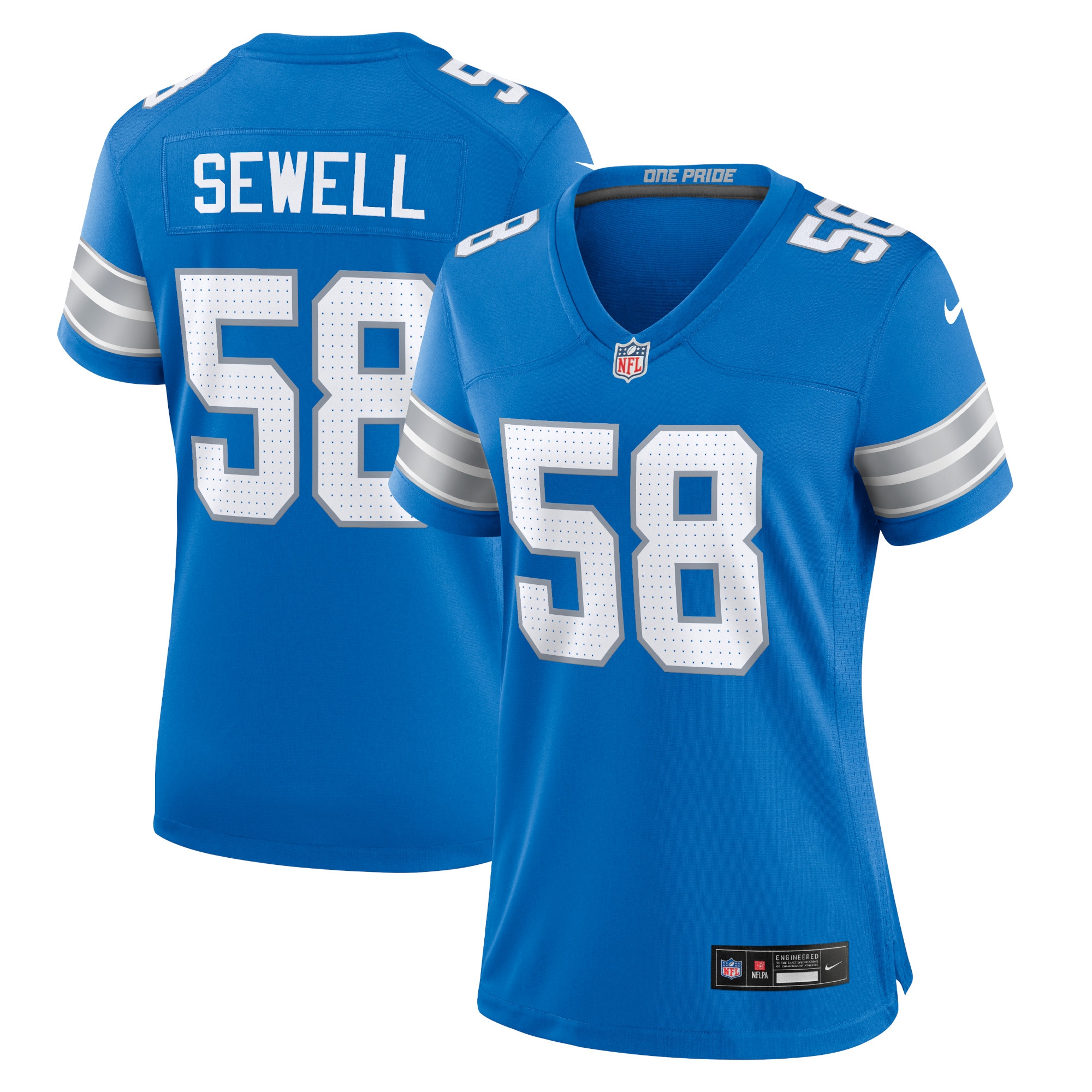 womens nike penei sewell blue detroit lions game jersey | Lions Shop | Detroit Lions NFL Jerseys & Caps Collection