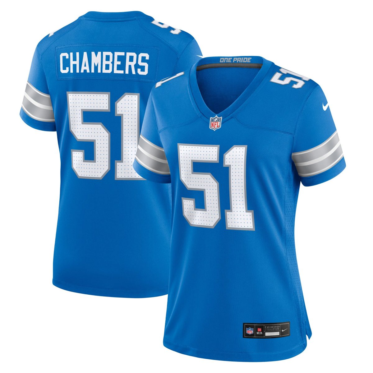 womens nike steele chambers blue detroit lions game jersey | Lions Shop | Detroit Lions NFL Jerseys & Caps Collection
