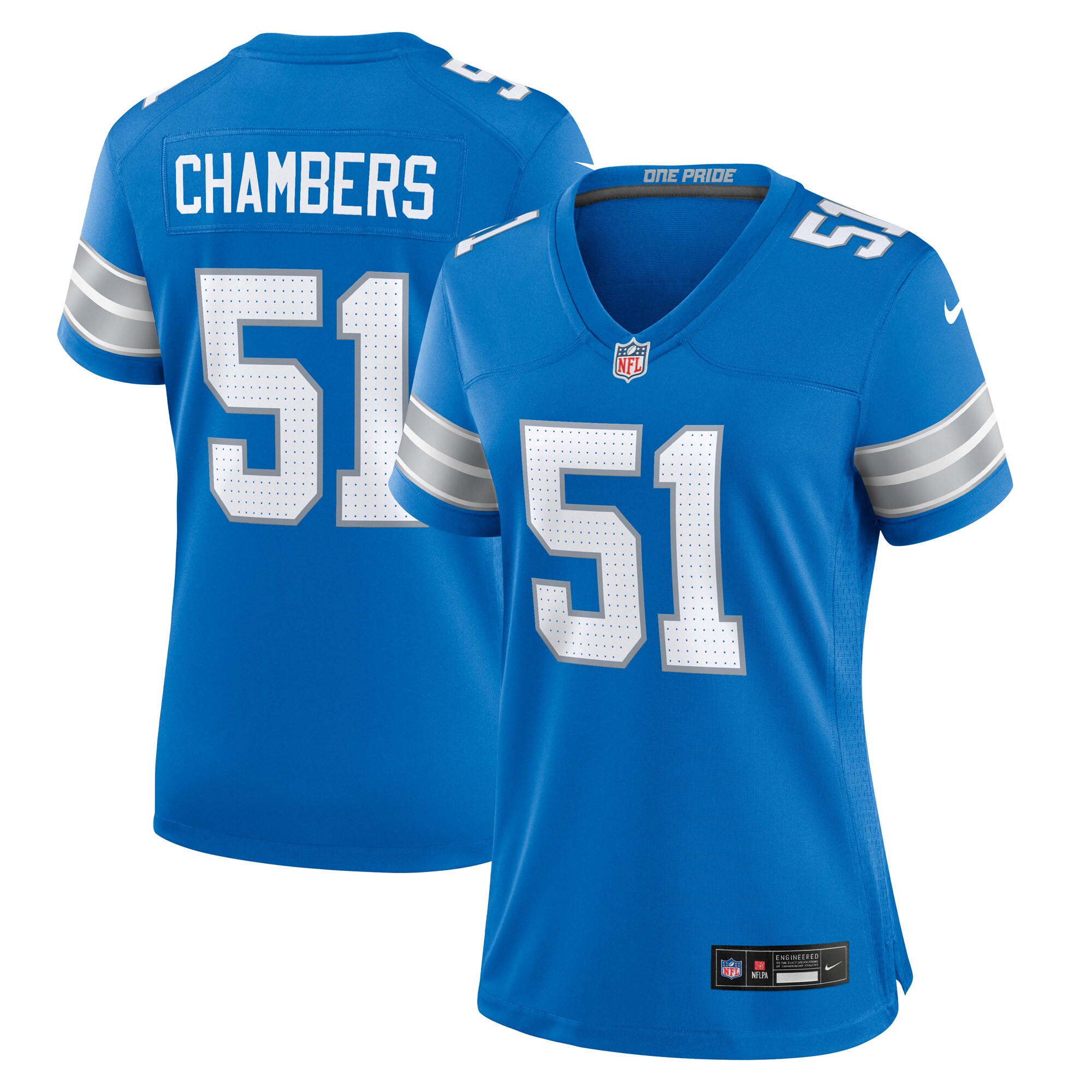 womens nike steele chambers blue detroit lions game jersey | Lions Shop | Detroit Lions NFL Jerseys & Caps Collection