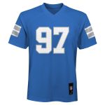 youth aidan hutchinson blue detroit lions replica player jersey | Lions Shop | Detroit Lions NFL Jerseys & Caps Collection
