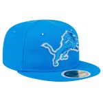 youth new era blue detroit lions main 59fifty fitted hat | Lions Shop | Detroit Lions NFL Jerseys & Caps Collection