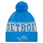 youth new era blue detroit lions retro cuffed knit hat with pom | Lions Shop | Detroit Lions NFL Jerseys & Caps Collection