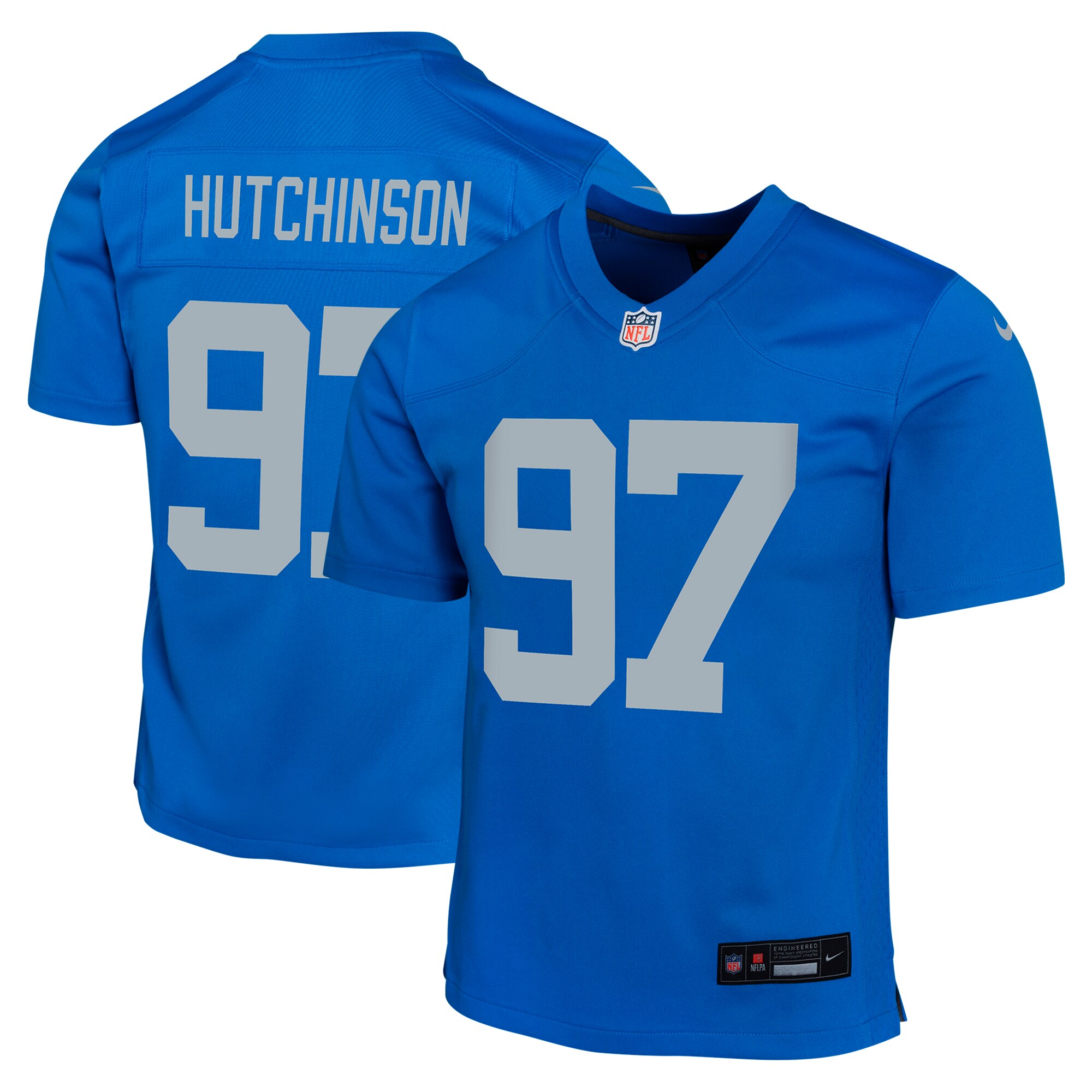 youth nike aidan hutchinson blue detroit lions alternate game jersey | Lions Shop | Detroit Lions NFL Jerseys & Caps Collection