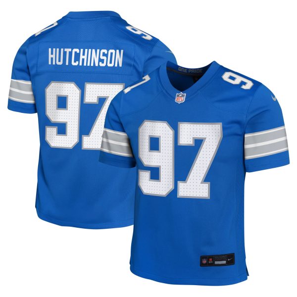 youth nike aidan hutchinson blue detroit lions team player game jersey | Lions Shop | Detroit Lions NFL Jerseys & Caps Collection