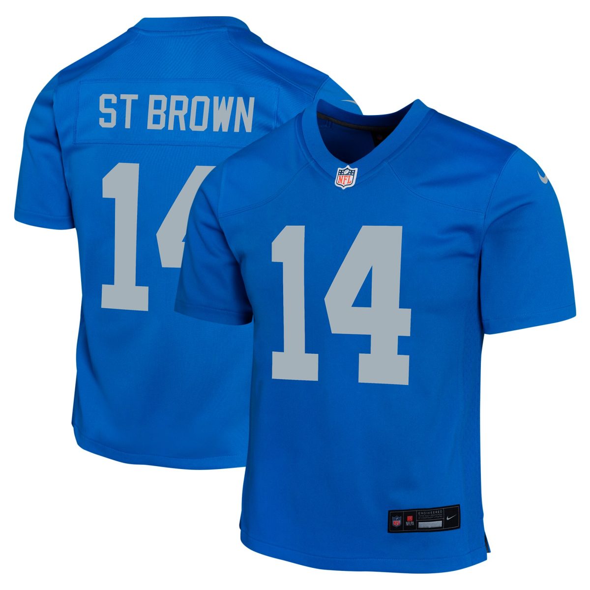 youth nike amon-ra st. brown blue detroit lions alternate game jersey | Lions Shop | Detroit Lions NFL Jerseys & Caps Collection