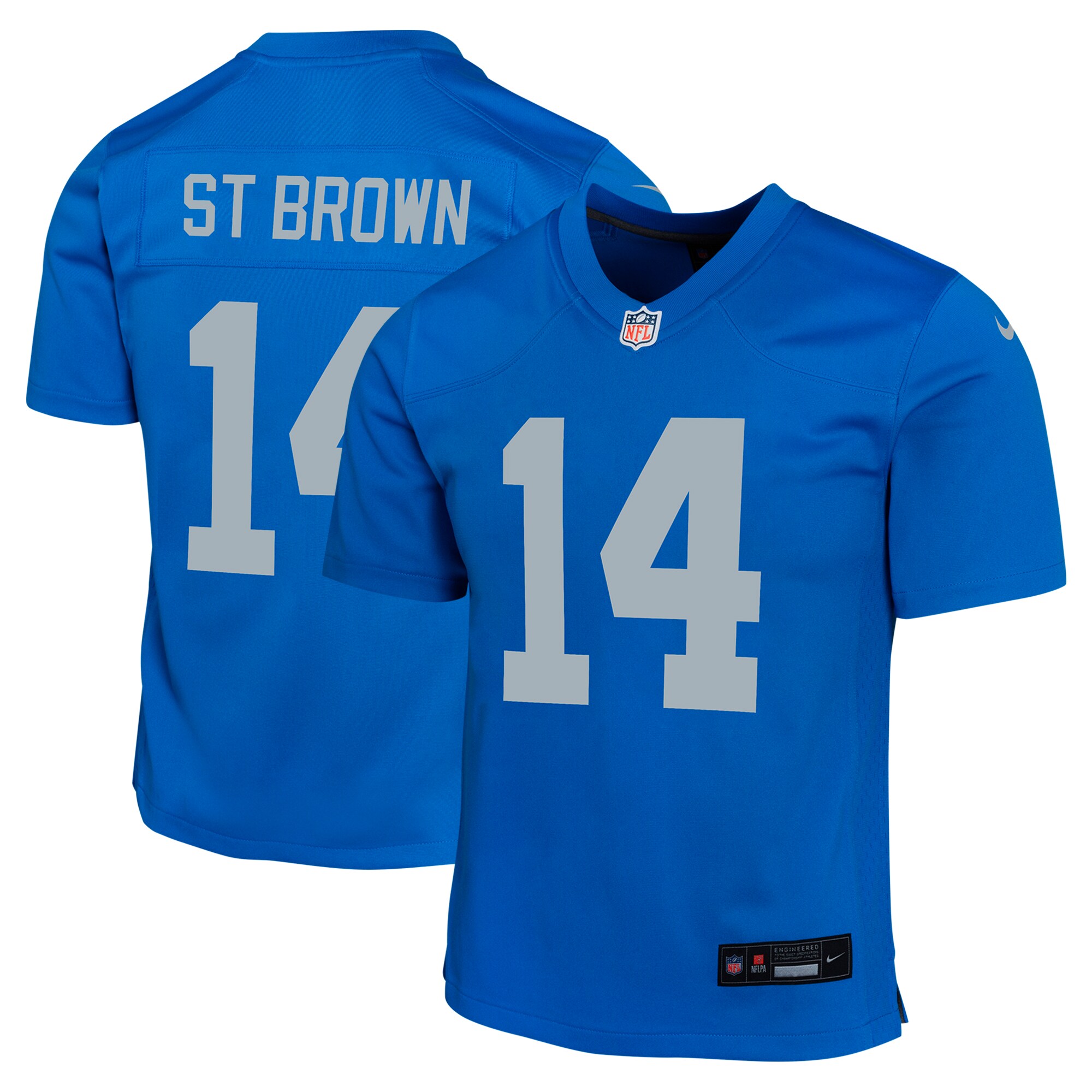 youth nike amon-ra st. brown blue detroit lions alternate game jersey | Lions Shop | Detroit Lions NFL Jerseys & Caps Collection