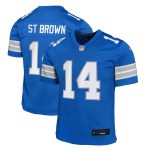 youth nike amon-ra st. brown blue detroit lions team player game jersey | Lions Shop | Detroit Lions NFL Jerseys & Caps Collection