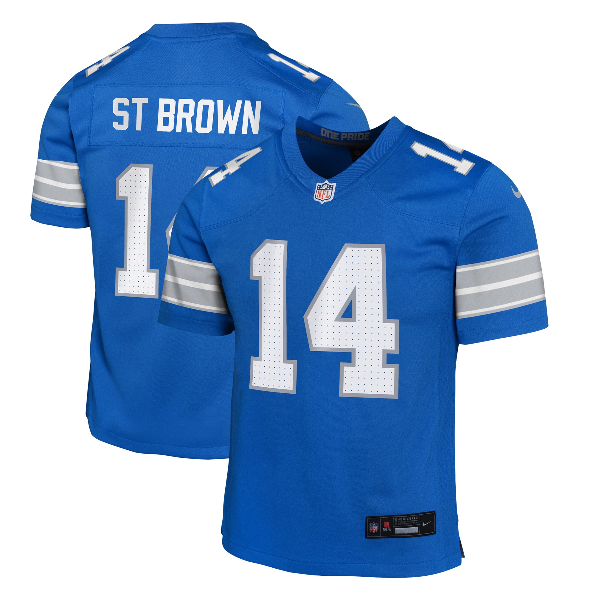 youth nike amon-ra st. brown blue detroit lions team player game jersey | Lions Shop | Detroit Lions NFL Jerseys & Caps Collection