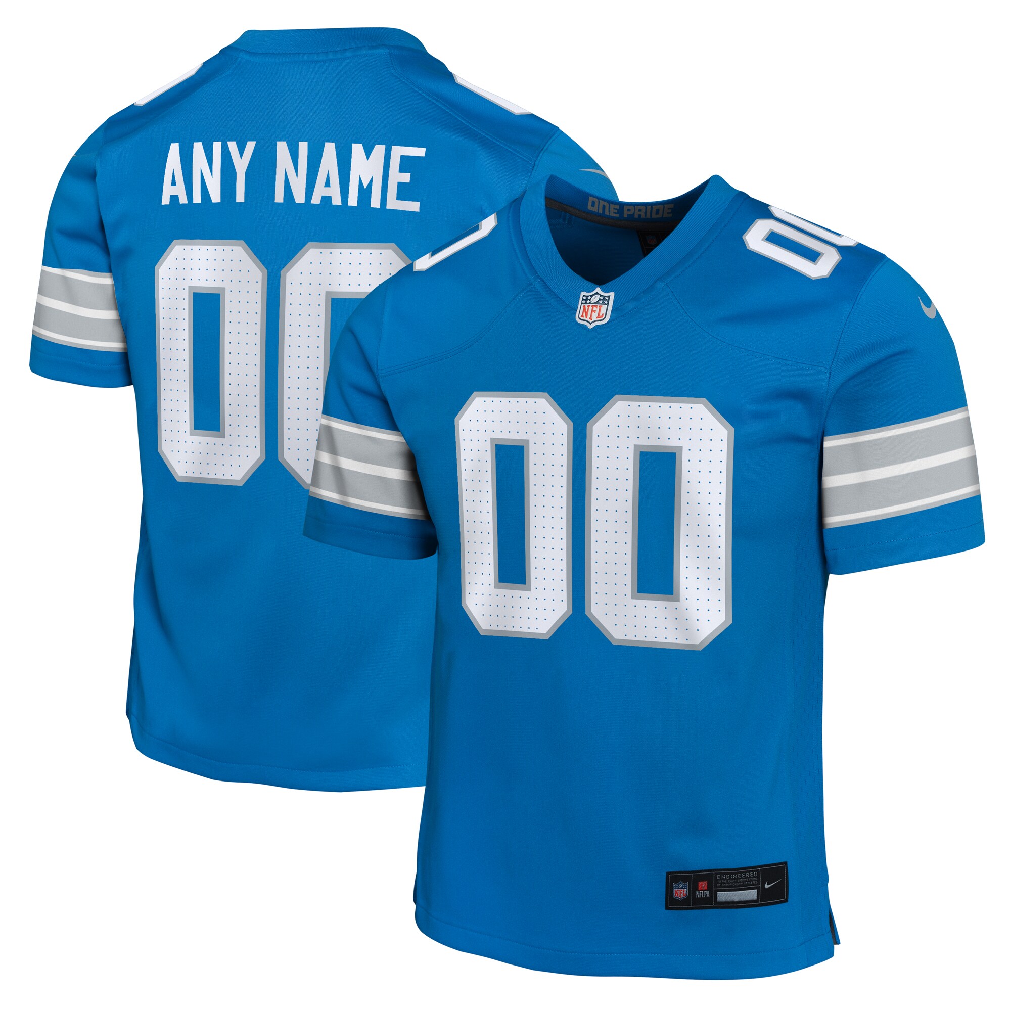 youth nike blue detroit lions custom game jersey | Lions Shop | Detroit Lions NFL Jerseys & Caps Collection