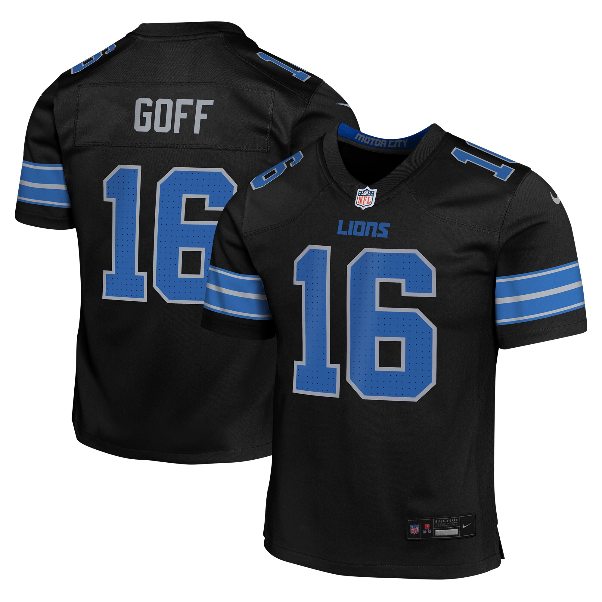 youth nike jared goff black detroit lions alternate player game jersey | Lions Shop | Detroit Lions NFL Jerseys & Caps Collection