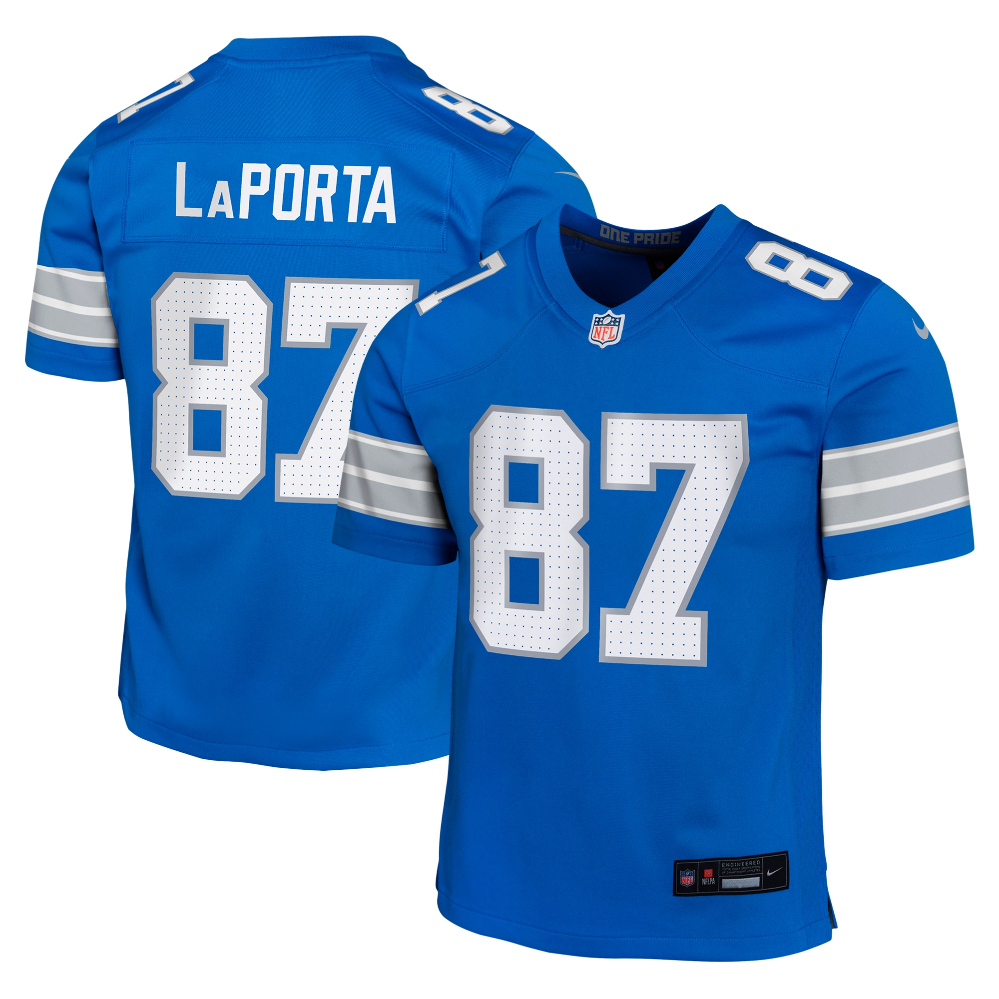 youth nike sam laporta blue detroit lions team player game jersey | Lions Shop | Detroit Lions NFL Jerseys & Caps Collection