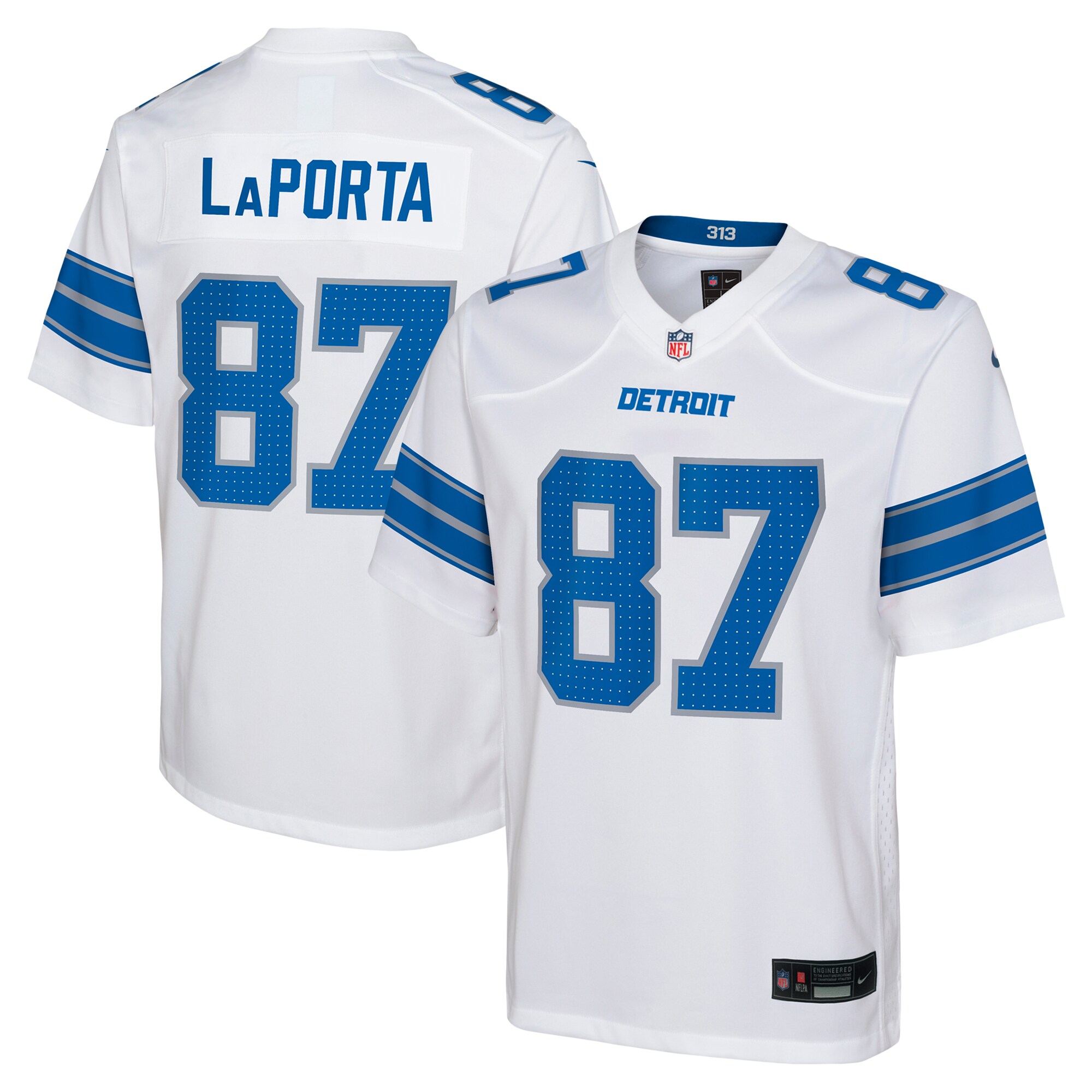 youth nike sam laporta white detroit lions player game jersey | Lions Shop | Detroit Lions NFL Jerseys & Caps Collection